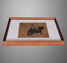 根河书画装裱配框服务案例